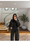 HAKİ SALAŞ BLUZ PANTOLON TAKIM -650025