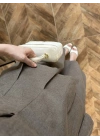 HAKİ V YAKA BLUZ PANTOLON TAKIM -257256