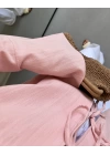 HAM KETEN PEMBE SALAŞ KİMONO