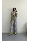 Holly yeşil tensel kimono takım