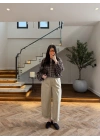 İNDİGO EKOSELİ BELİ LASTİKLİ MONT -9784