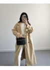 JOSEF OVERSİZE KOYU BEJ OVERSİZE TRENÇKOT