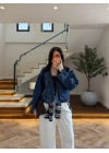 KADİFE YAKA TORBA CEP DENİM CEKET-261114