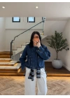 KADİFE YAKA TORBA CEP DENİM CEKET-261114