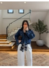 KADİFE YAKA TORBA CEP DENİM CEKET-261114