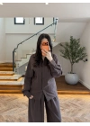 KAHVE ÇİFT KAPAMA DETAY TAKIM-26KT6055