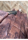 KAHVE DESENLİ SATEN TAKIM-51471