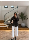 KAHVE GENİŞ YAKALI PARKA-7739