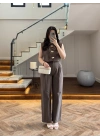 KAHVE GOLD DÜĞMELİ TAKIM -9177