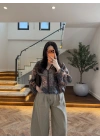 KAHVE KAPŞONLU YAĞMURLUK -9761