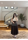 KAHVE KEMER DETAYLI ETEK - 580547