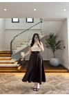 KAHVE KEMER DETAYLI ETEK - 580547