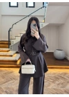 KAHVE KEMERLİ PİLELİ TAKIM -8937