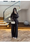 KAHVE KEMERLİ PİLELİ TAKIM -8937