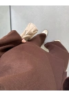 KAHVE KİMONO TRİKO TAKIM
