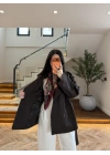 KAHVE KUŞAKLI APOLETLİ TRENÇ -7753
