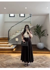 KAHVE ÖN PİLE DETAY ETEK -580653