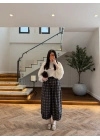KAHVE PAÇA PİLELİ BAGY PANTOLON- 51466