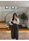 KAHVE PAÇA PİLELİ BAGY PANTOLON- 51466