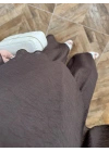 KAHVE PELERİNLİ PANTOLON TAKIM-9327