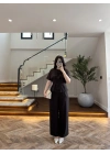 KAHVE PİLE DETAY KISA KOL TAKIM-9208