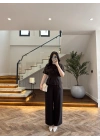 KAHVE PİLE DETAY KISA KOL TAKIM-9208
