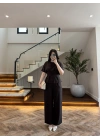 KAHVE PİLE DETAY KISA KOL TAKIM-9208