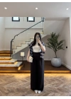 KAHVE PİLELİ ARKA KAPAK DETAY PANTOLON-3939