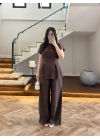 KAHVE PİLELİ YARASA KOL TAKIM-9066