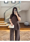 KAHVE PİLELİ YARASA KOL TAKIM-9066