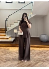 KAHVE PİLELİ YARASA KOL TAKIM-9066