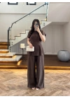 KAHVE PİLELİ YARASA KOL TAKIM-9066