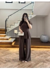 KAHVE PİLELİ YARASA KOL TAKIM-9066