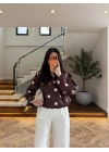 KAHVE PUANTİYELİ MONT -9757