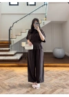 KAHVE SALAŞ PANTOLON BLUZ TAKIM-650008
