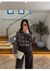 KAHVE TAŞLI GÖMLEK-5140