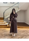 KAHVE TOKA DETAYLI ETEK TAKIM-51345