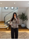 KARAMEL KALIN KORSELİ BLUZ-5158