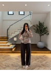 KARAMEL KALIN KORSELİ BLUZ-5158