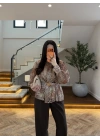 KARAMEL KALIN KORSELİ BLUZ-5158