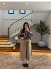KARAMEL PERY VİNTAGE DENİM PANTOLON-0107