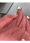 KEİT KİREMİT CRUSH ETEK GÖMLEK TAKIM