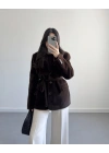 KEMERLİ TÜĞLÜ BLAZER CEKET
