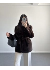 KEMERLİ TÜĞLÜ BLAZER CEKET