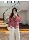 KİREMİT DANTEL ŞERİT BLUZ - 5519