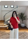 KIRMIZI BİSİKLET YAKA TSHİRT