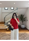 KIRMIZI BİSİKLET YAKA TSHİRT
