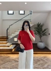 KIRMIZI BİSİKLET YAKA TSHİRT