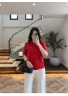 KIRMIZI BİSİKLET YAKA TSHİRT