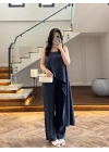 LACİVERT ASİMETİK ASKILI TAKIM-9191